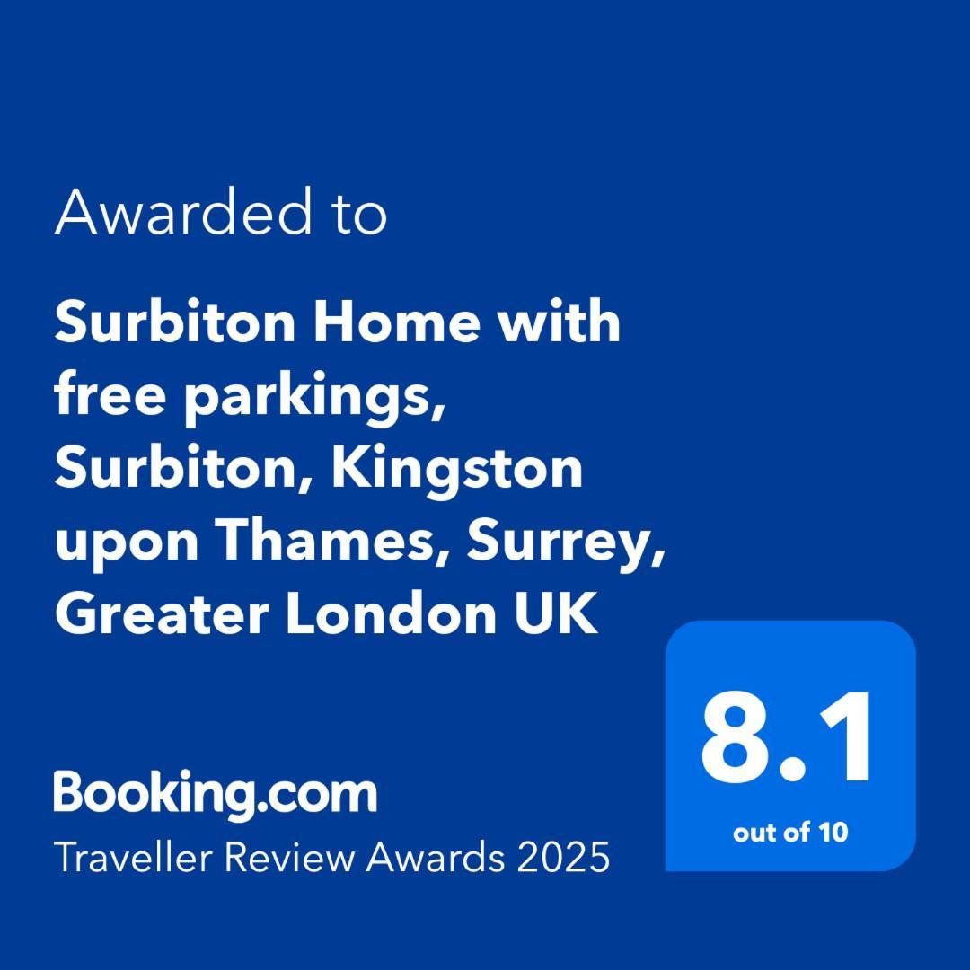 Surbiton Home With Free Parkings, Surbiton, Kingston Upon Thames, Surrey, Greater London Uk Экстерьер фото